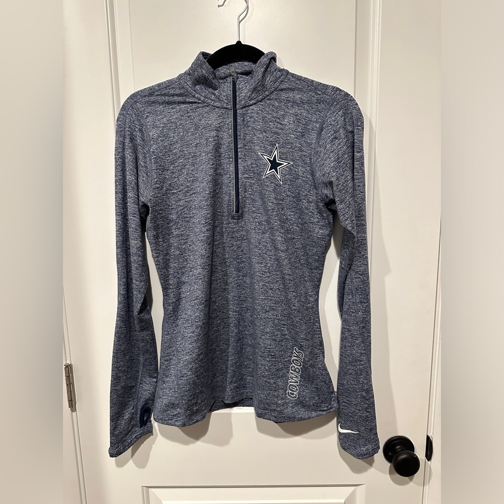 Nike Dallas Cowboys Dry Fit Quarter Zip